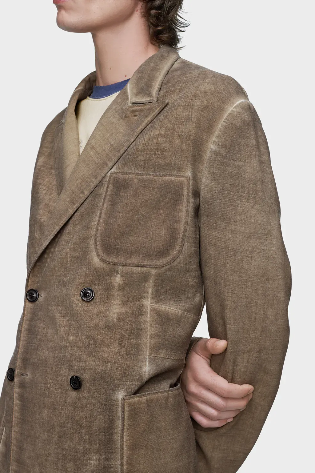 Wool Double-Breasted Jacket