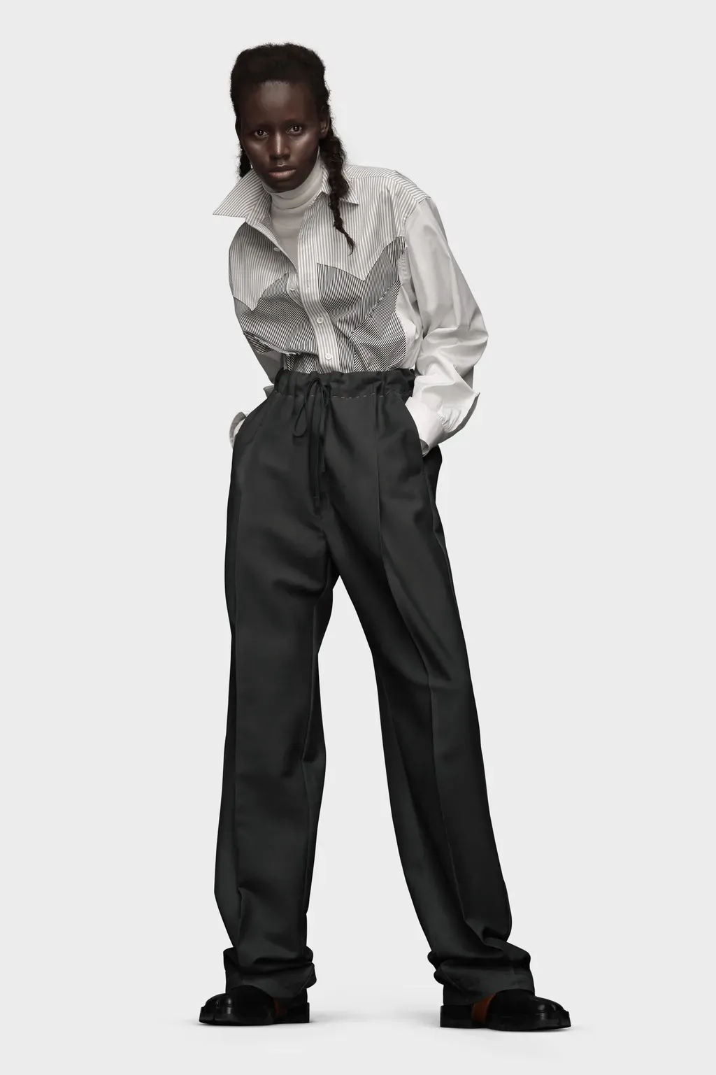 Wool Mohair Trousers