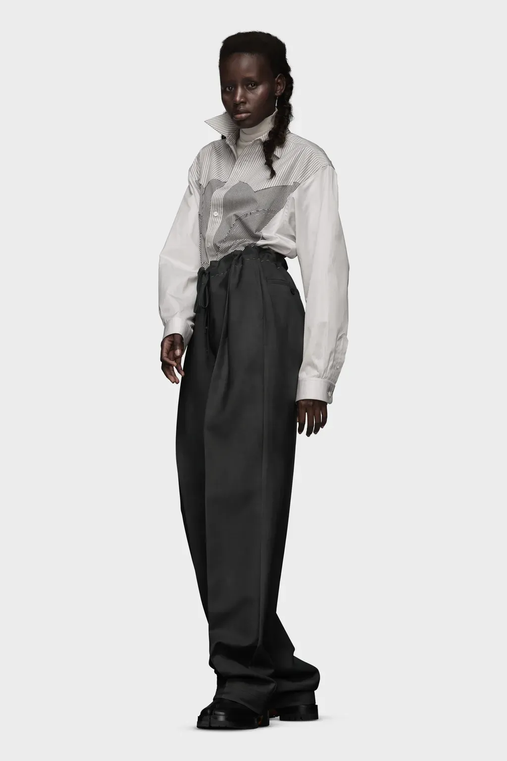 Wool Mohair Trousers