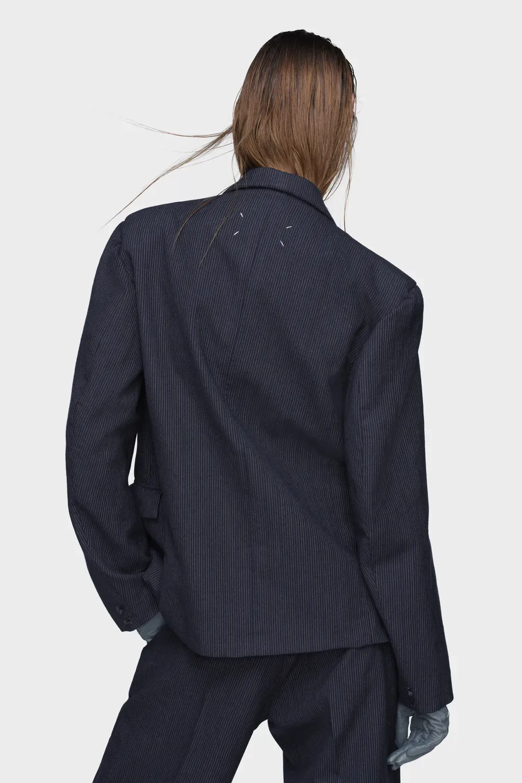 Wool Pinstripe Jacket