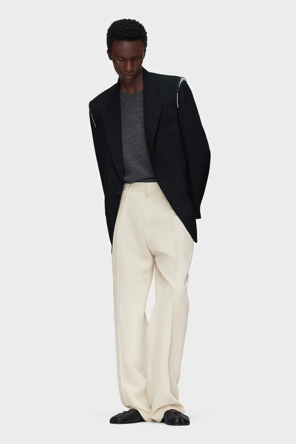 Wool Single-Breasted Blazer