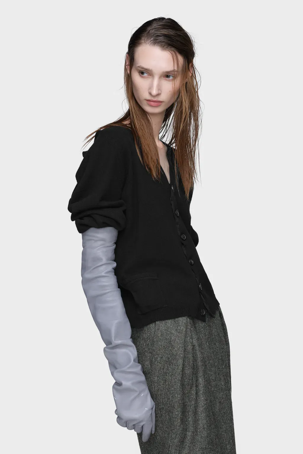 Wool V-Neck Cardigan
