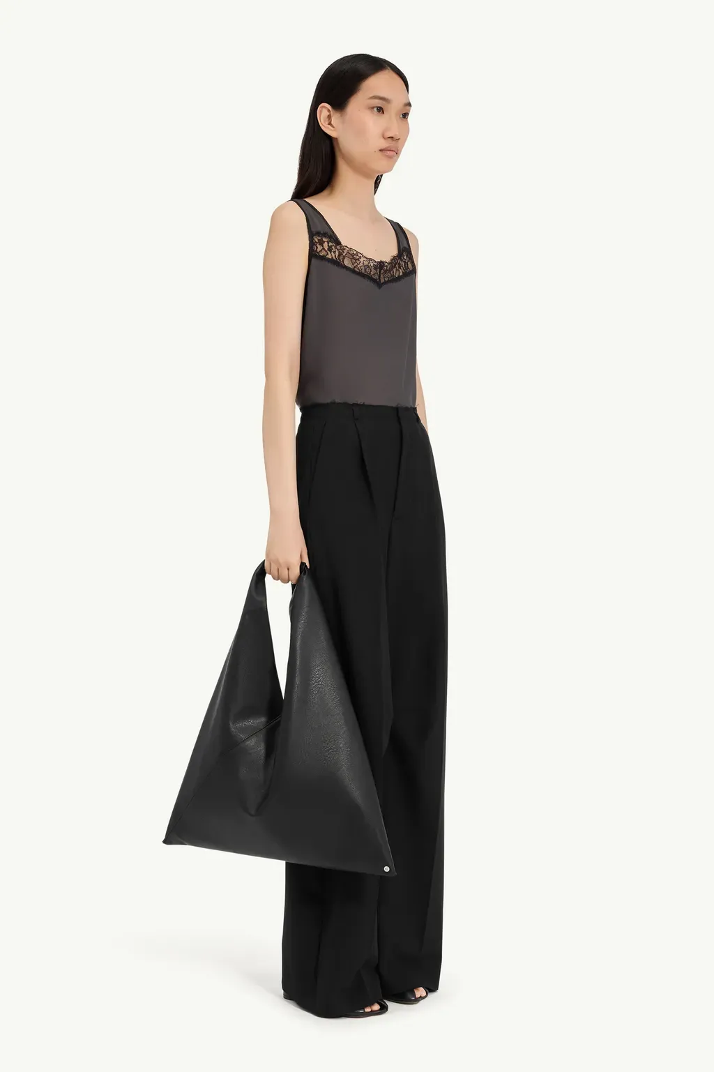 Wool Wide-Leg Trousers