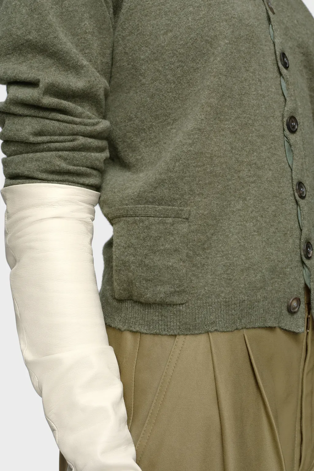 Wool V-Neck Cardigan