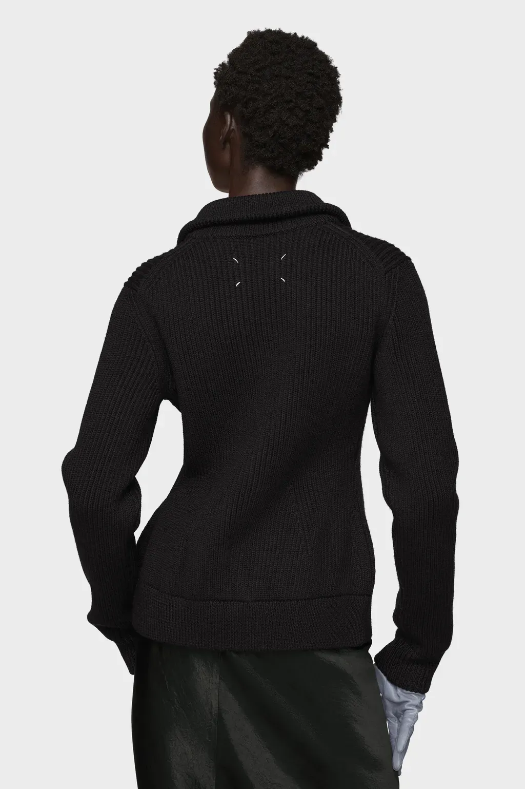 Wool Zipped Cardigan