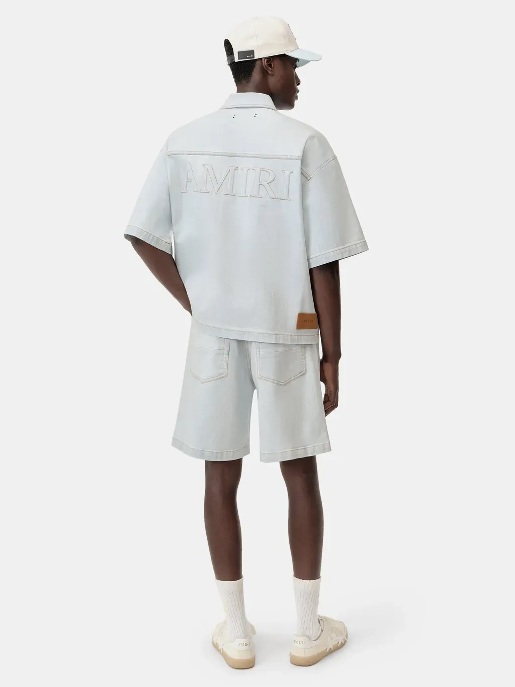 Amiri 3D 5 Pocket Short - Light Indigo