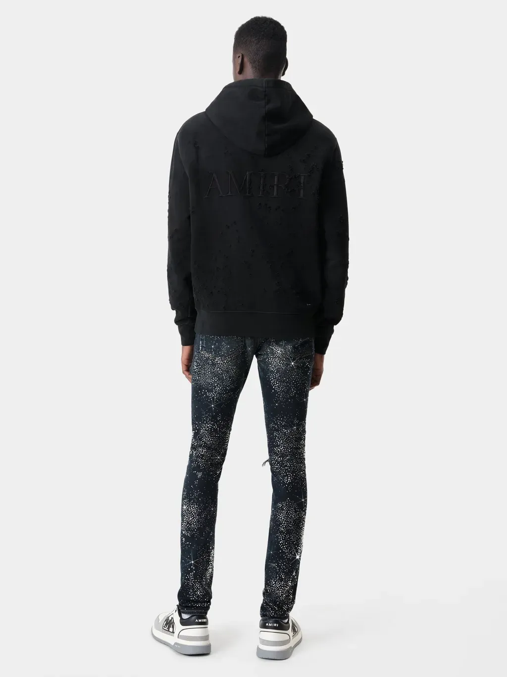 All Over Crystal Mx1 Jean - Midnight Indigo