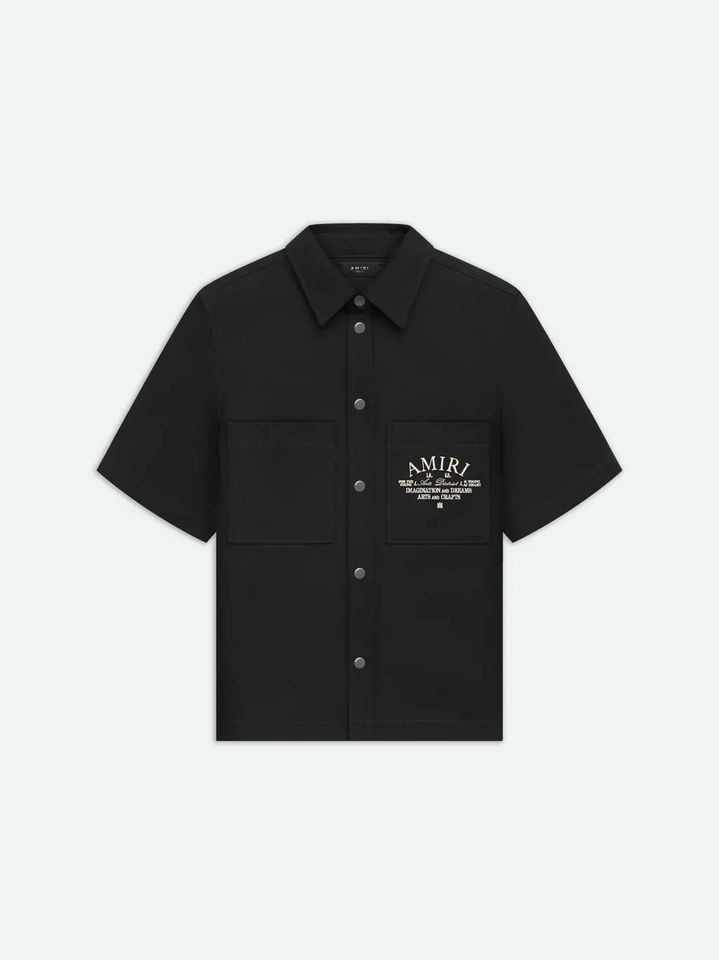 Amiri Arts District Camp Shirt - Black