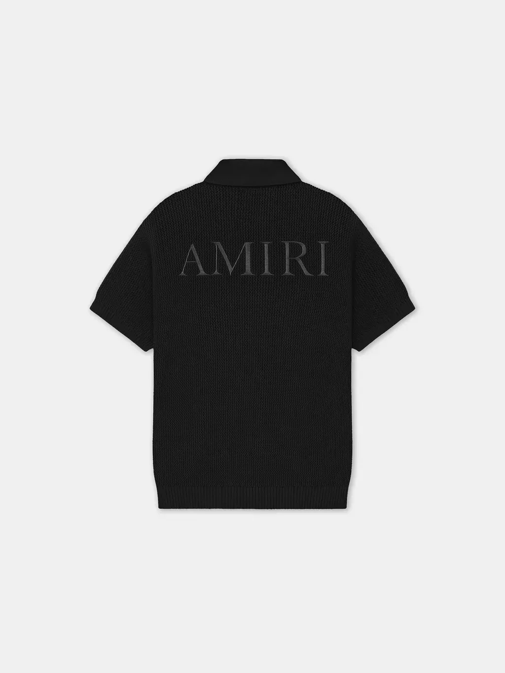 Amiri Crochet Mesh Shirt - Black