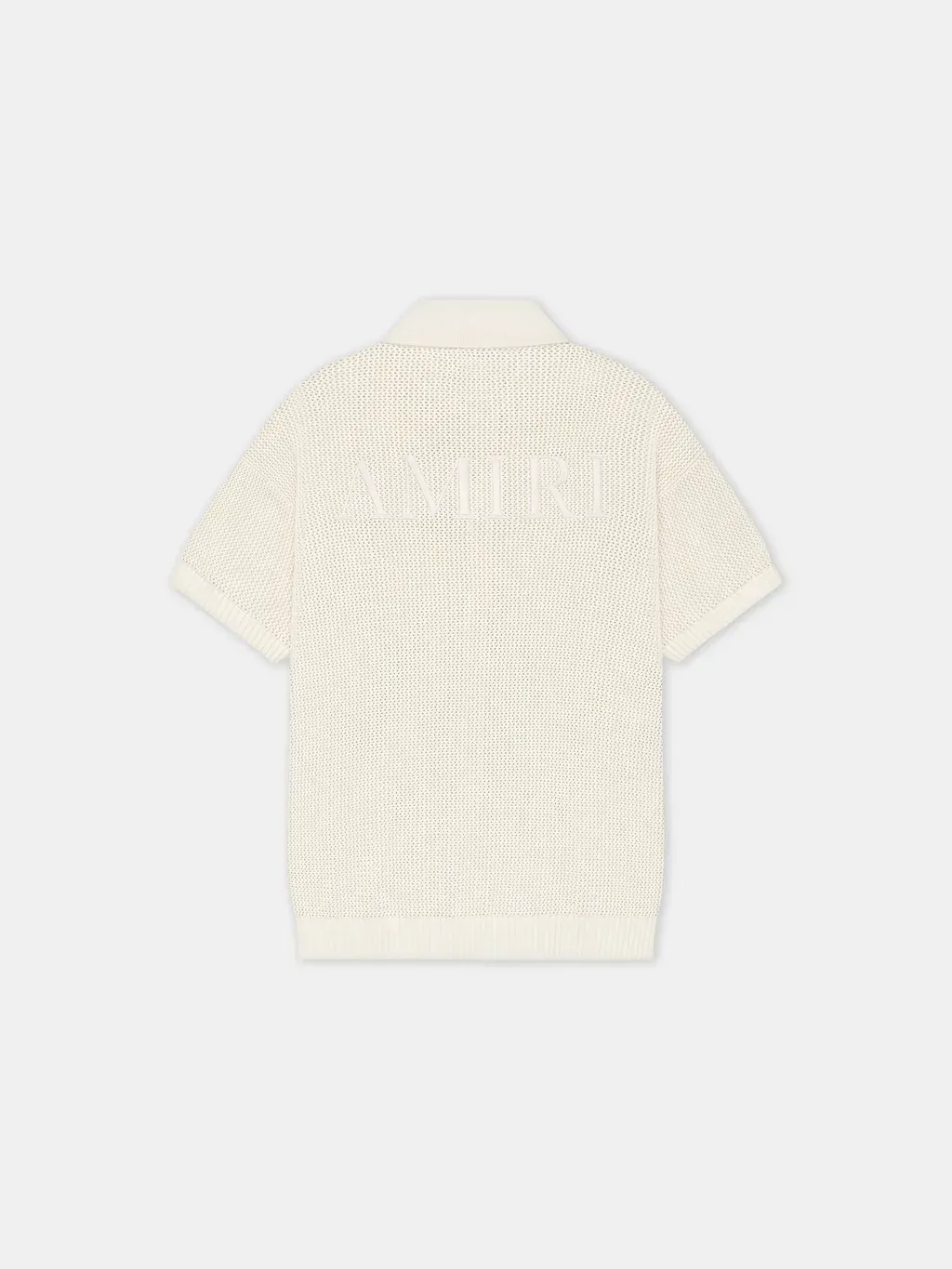 Amiri Crochet Mesh Shirt - Ivory