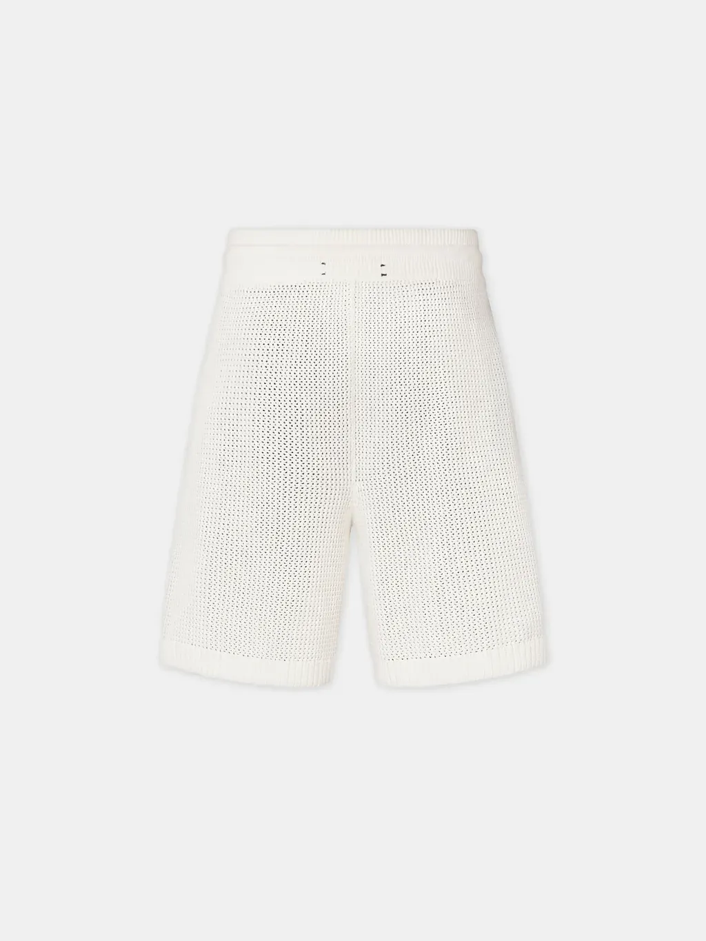 Amiri Crochet Mesh Short - Ivory