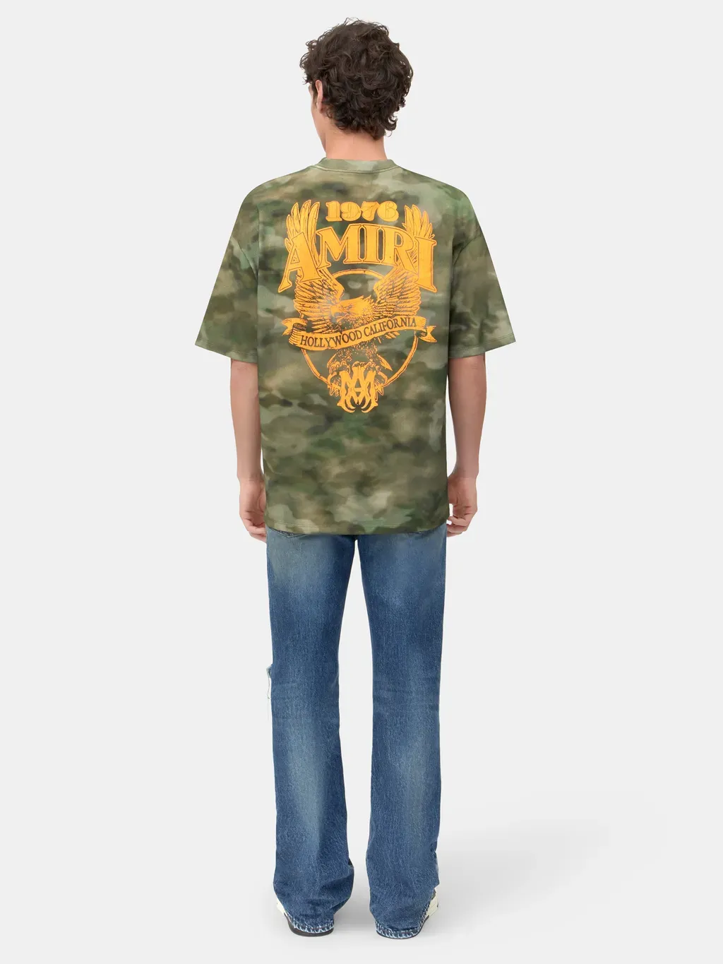 Amiri Eagle Oversized Tee - Camo