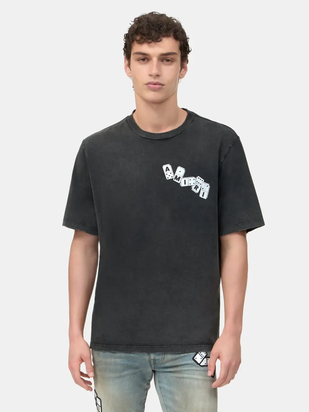 Amiri Domino Tee - Black