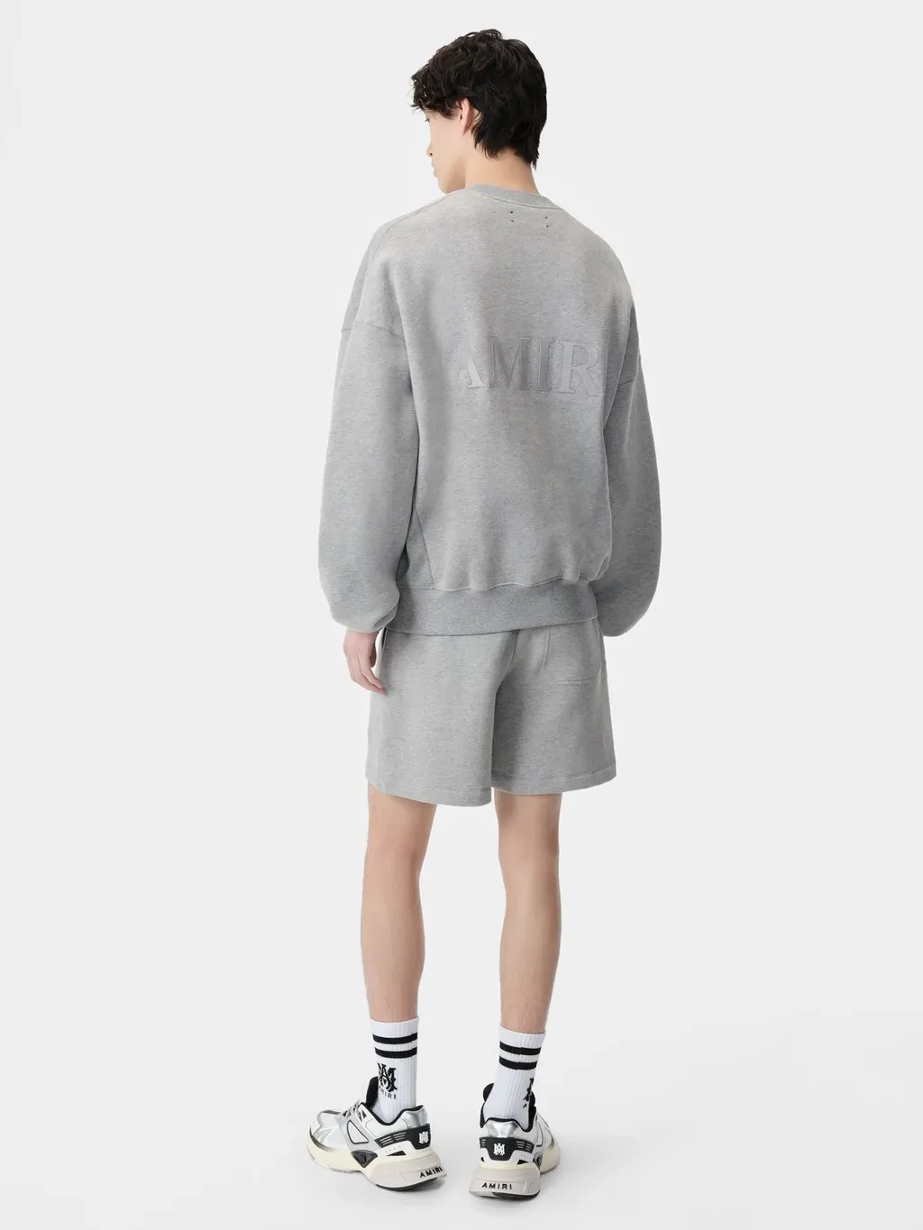 Amiri Embroidered Short - Grey