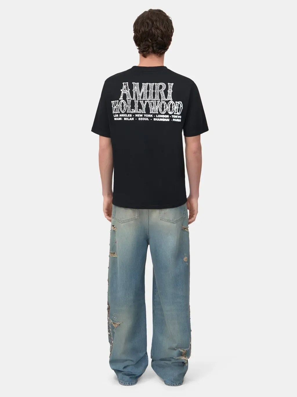 Amiri Hollywood City Tee - Black