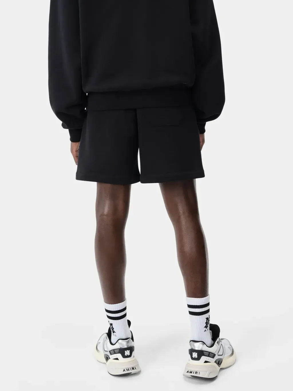 Amiri Embroidered Short - Black