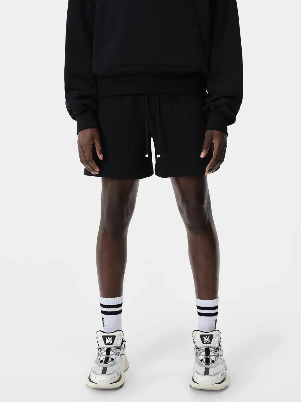 Amiri Embroidered Short - Black