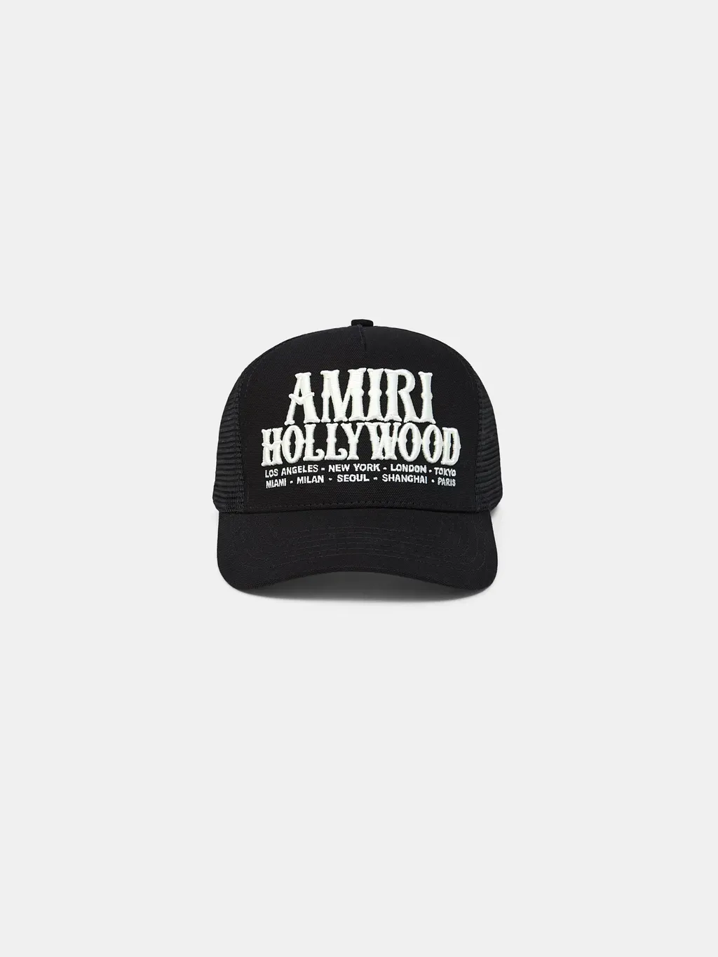 Amiri Hollywood Trucker Hat - Black