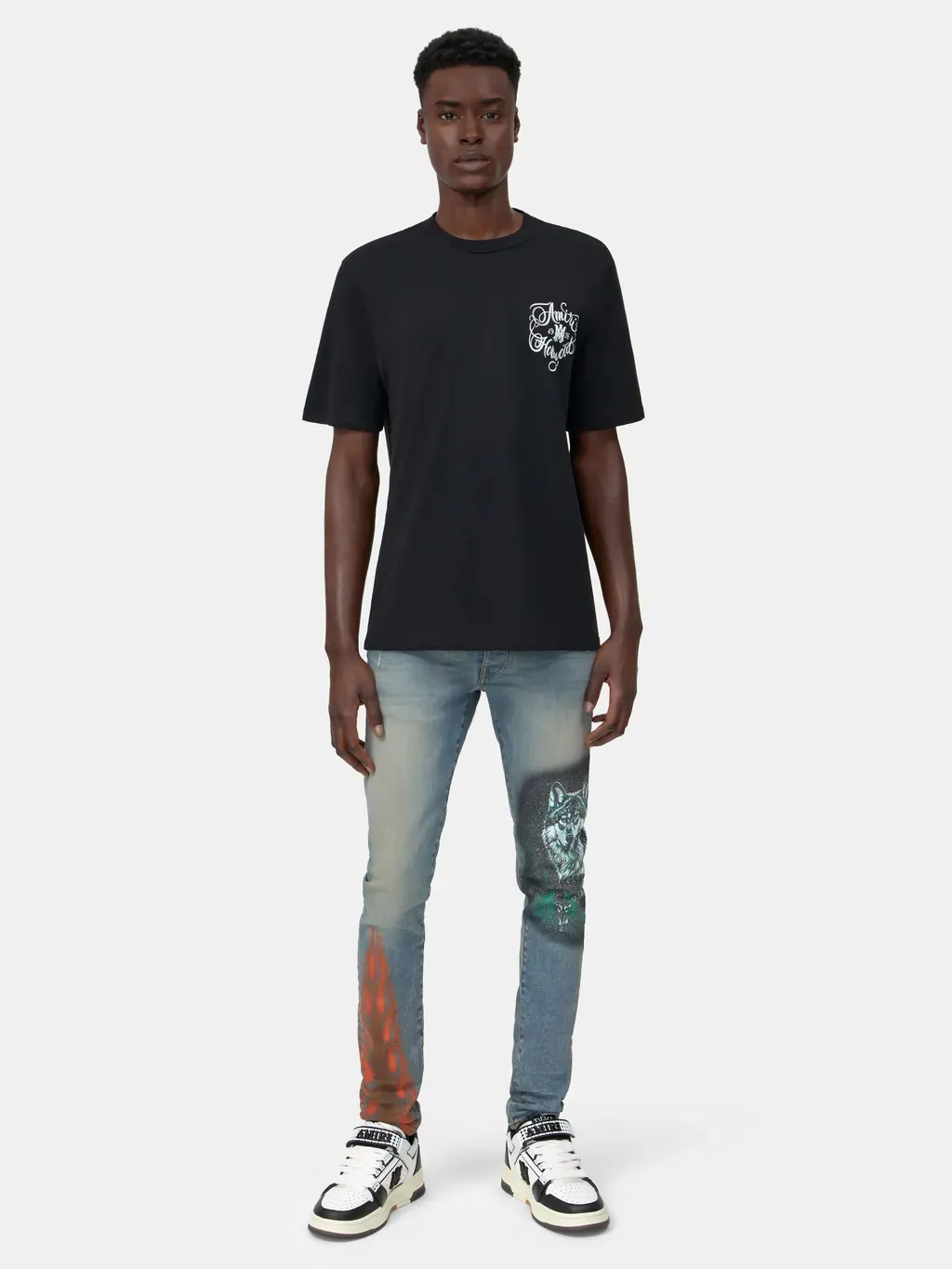 Amiri Hollywood Tee - Black