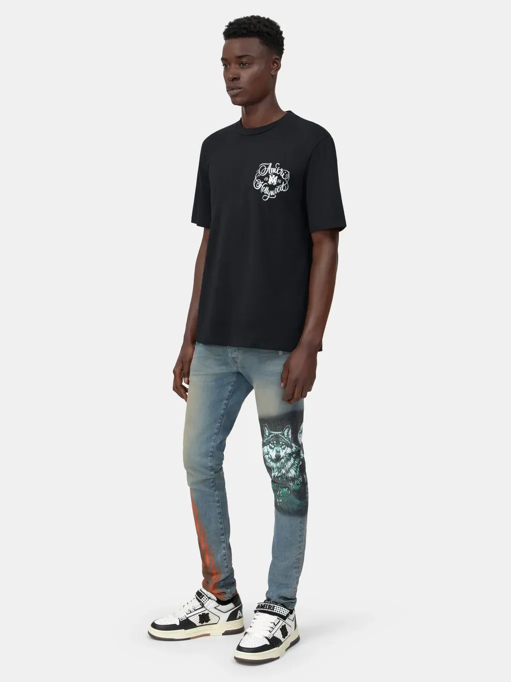 Amiri Hollywood Tee - Black