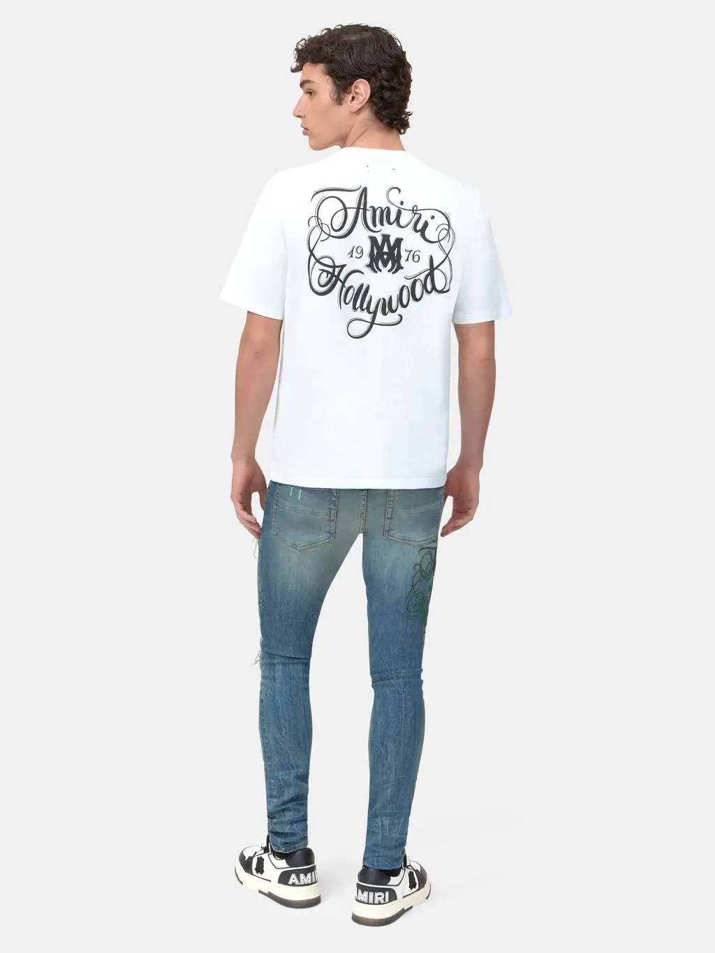 Amiri Hollywood Tee - White