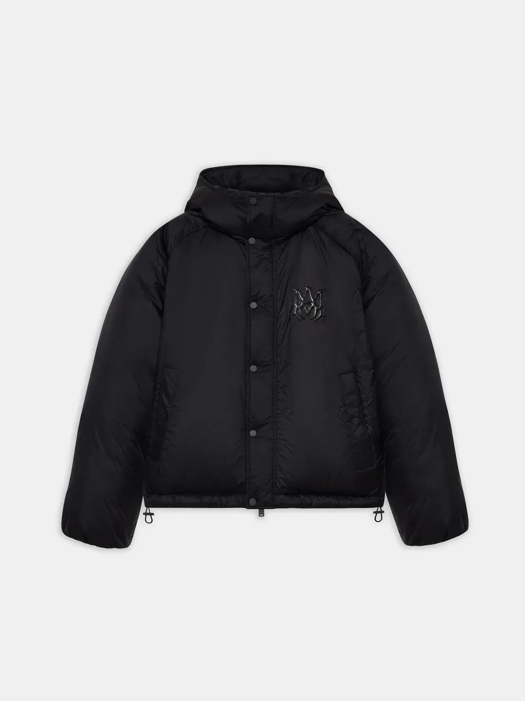 Amiri Hooded Down Jacket - Black