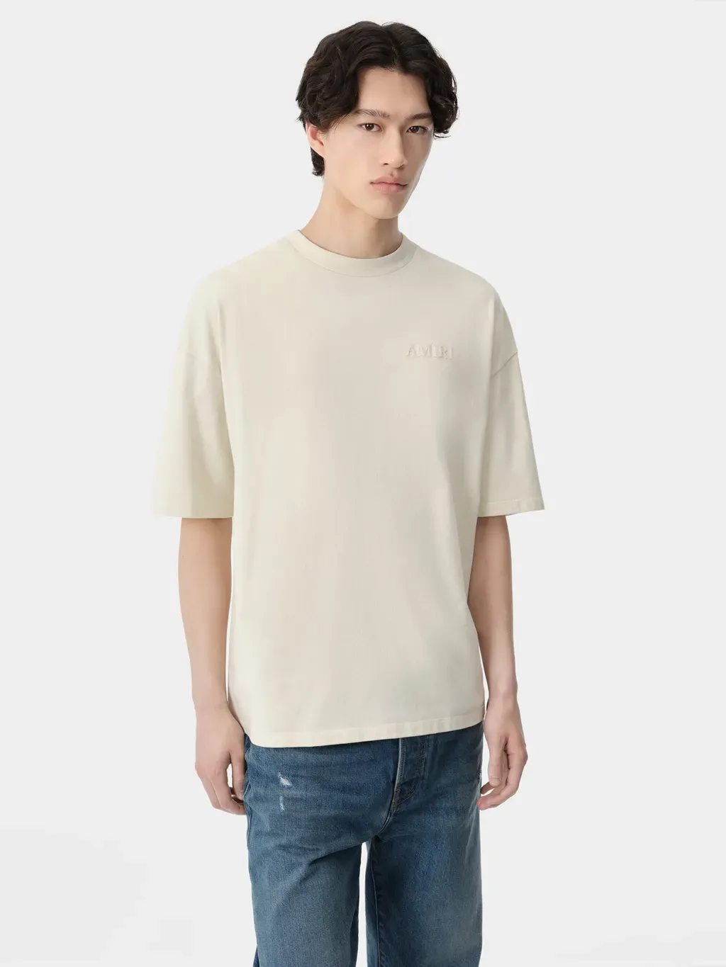 Amiri Oversized Tee - Birch