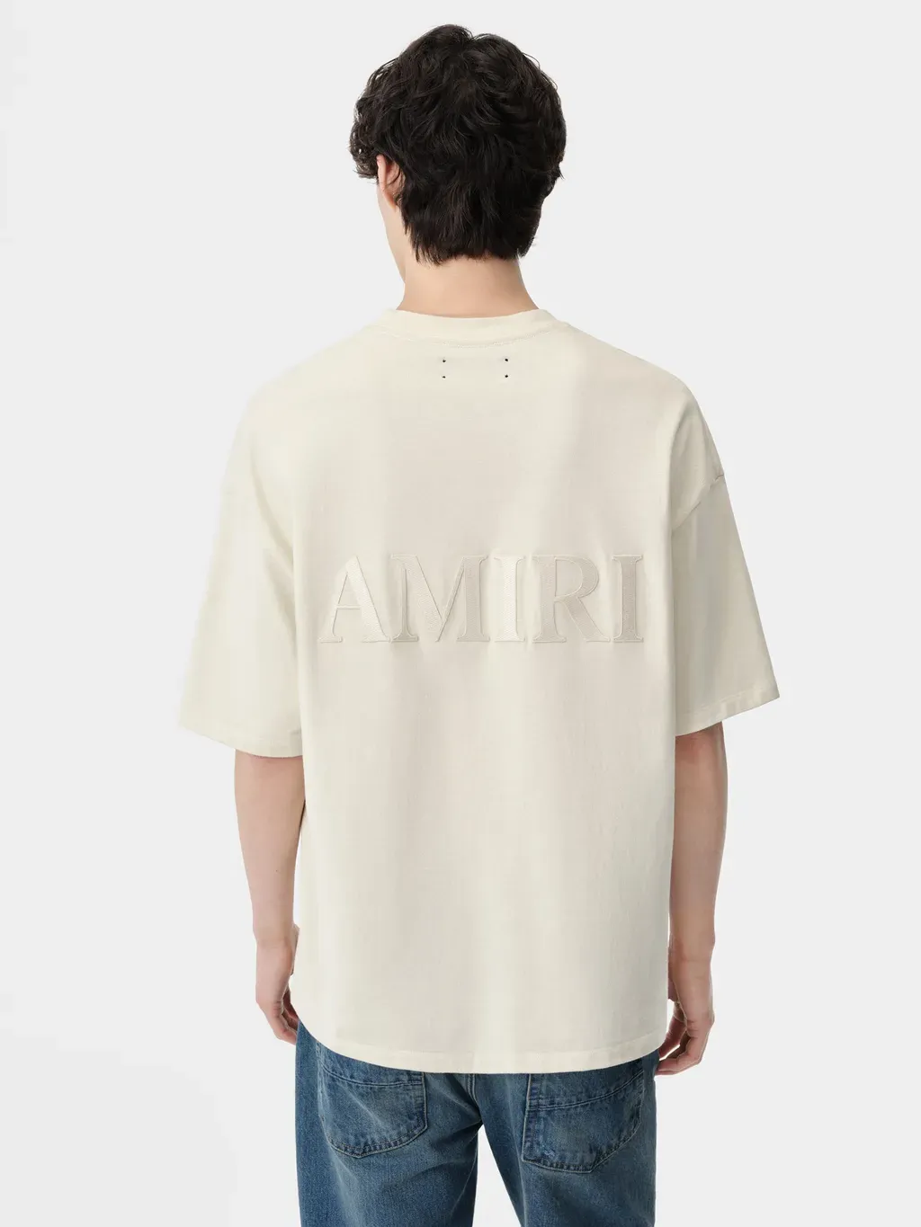 Amiri Oversized Tee - Birch