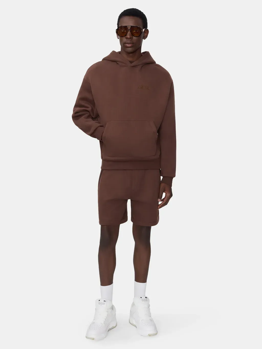 Amiri Oversized Hoodie - Walnut Brown