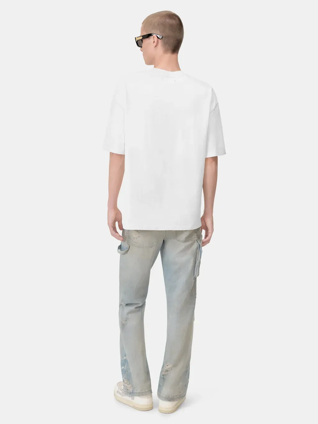 Amiri Script Skater Tee - White