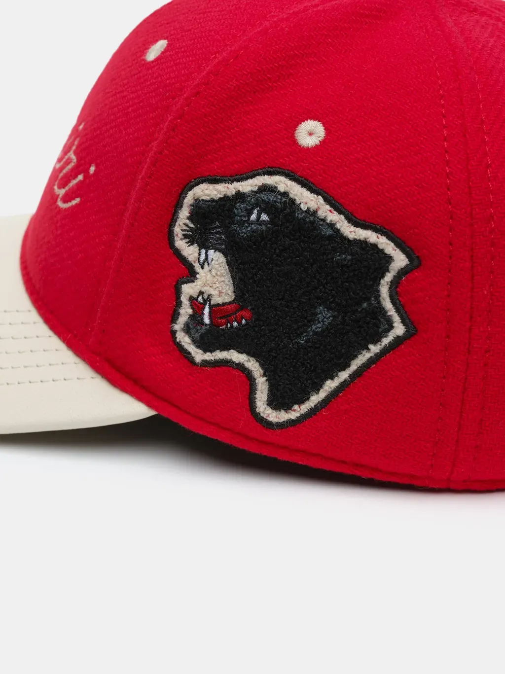 Amiri Panther Two Tone Hat - Deep Red