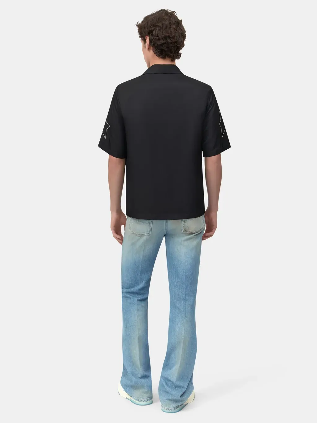 Amiri Sport Camp Shirt - Black