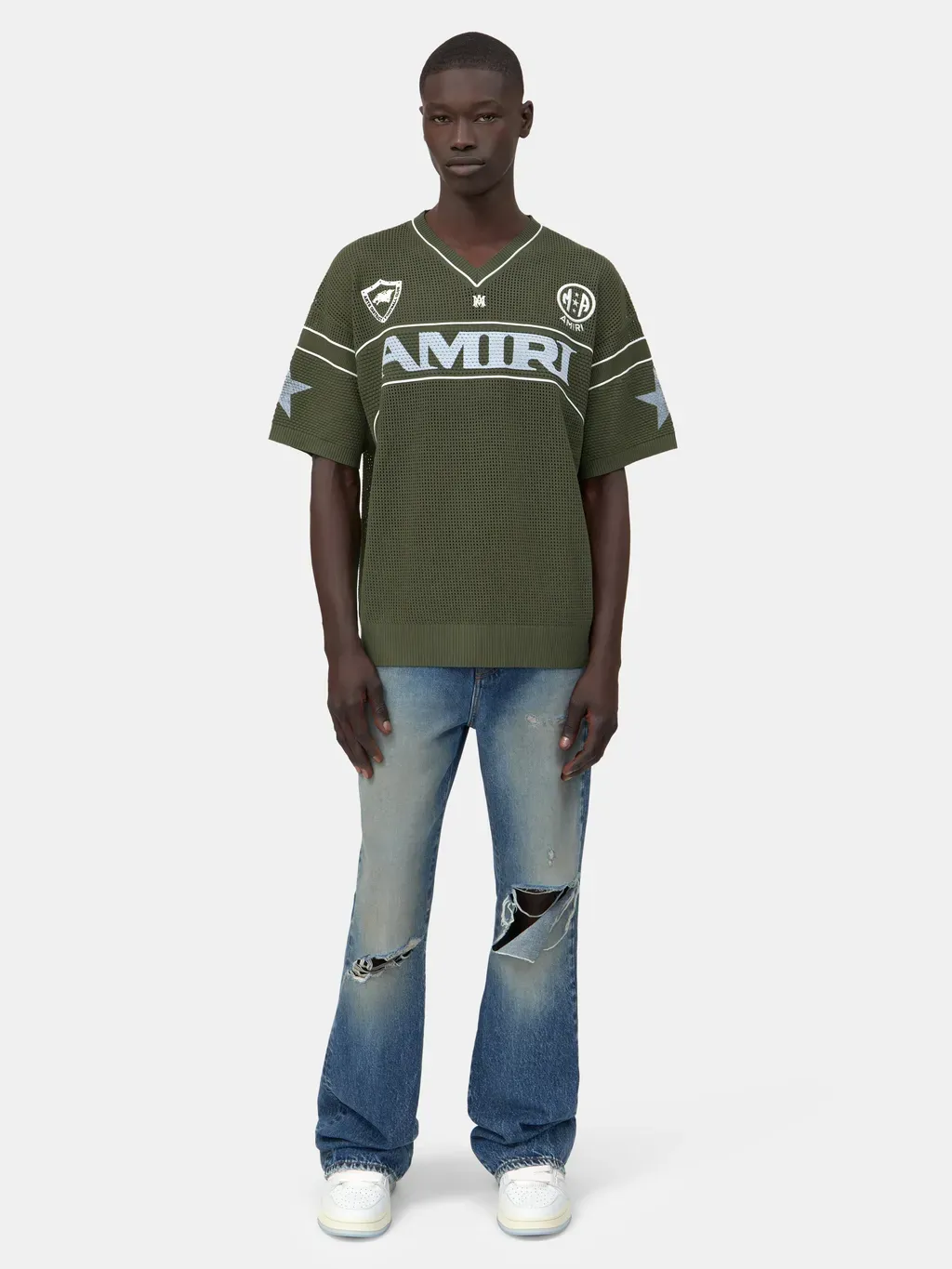 Amiri Sport Jersey - Dark Sage