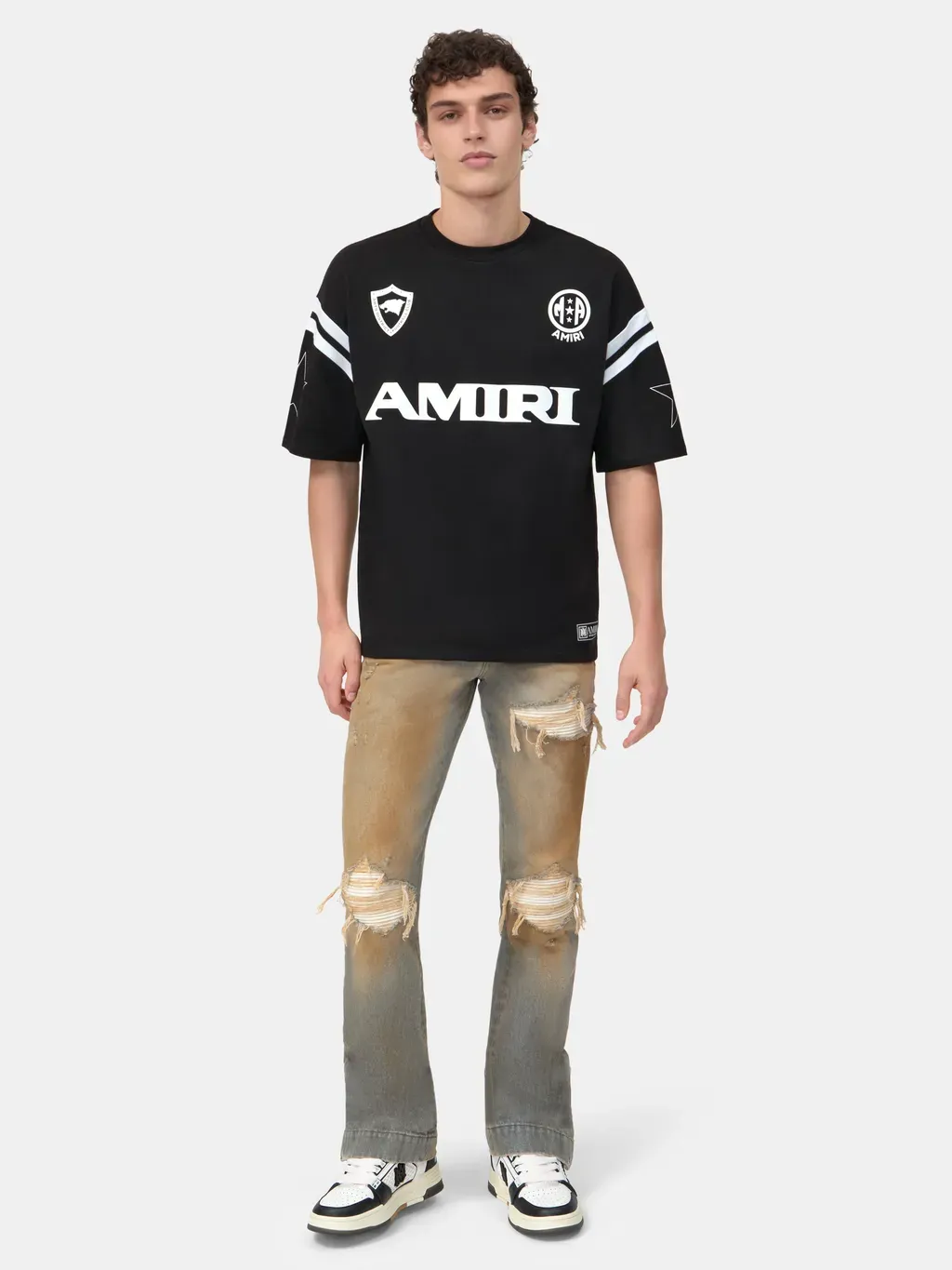 Amiri Sport Oversized Tee - Black