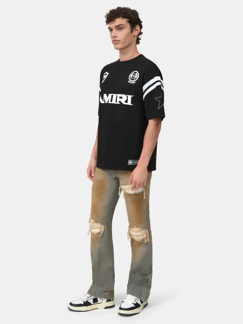 Amiri Sport Oversized Tee - Black
