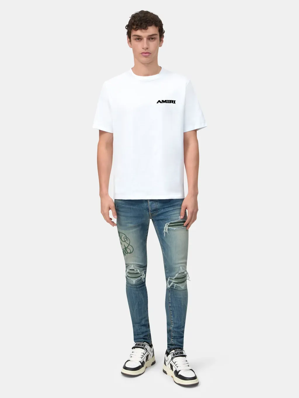 Amiri Sport Tee - White