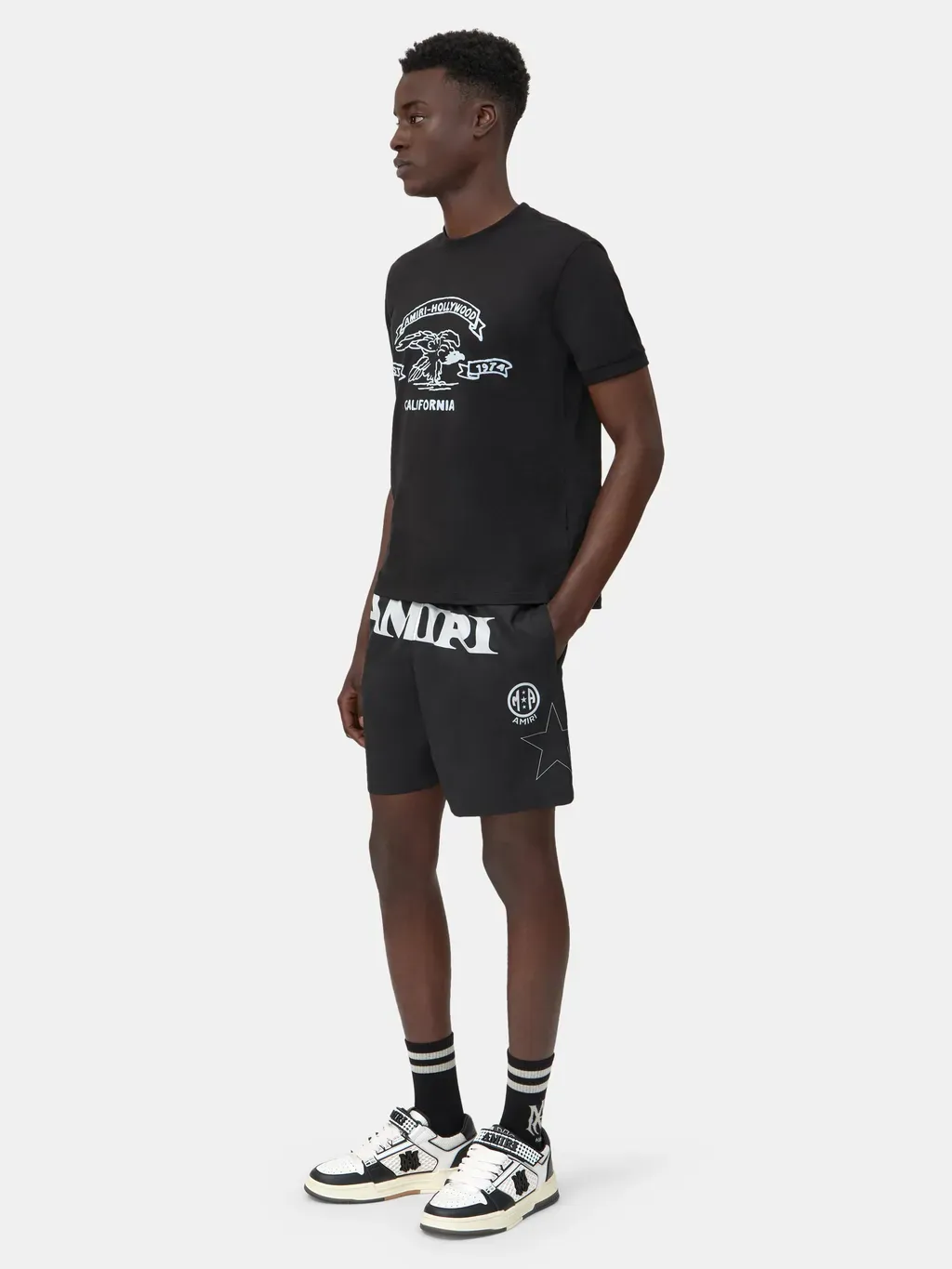 Amiri Sport Swim Trunk - Black