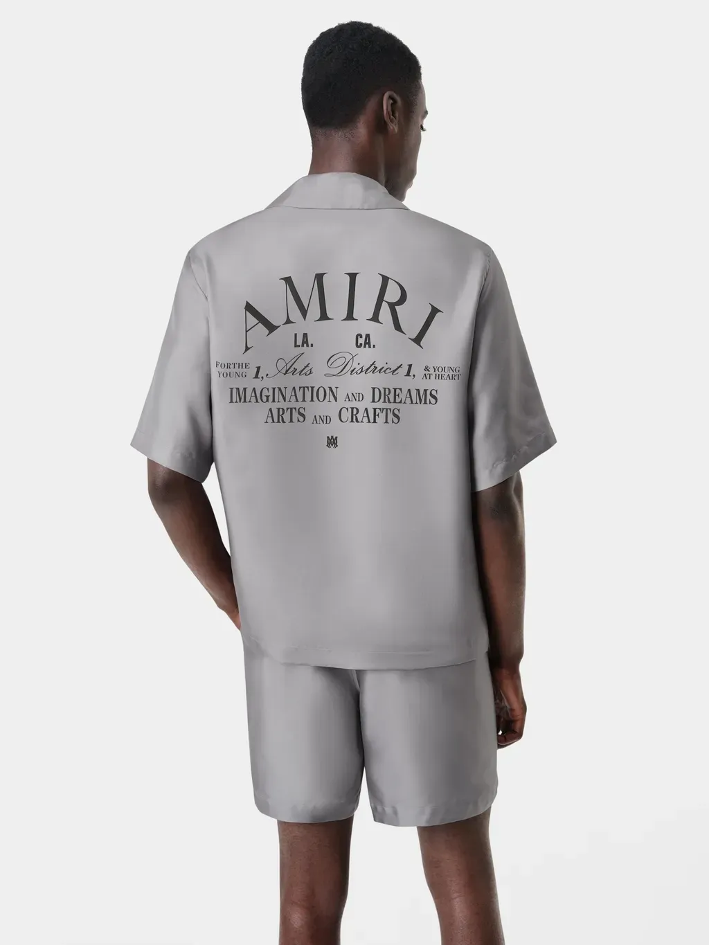 Arts District Bowling Shirt - Grey