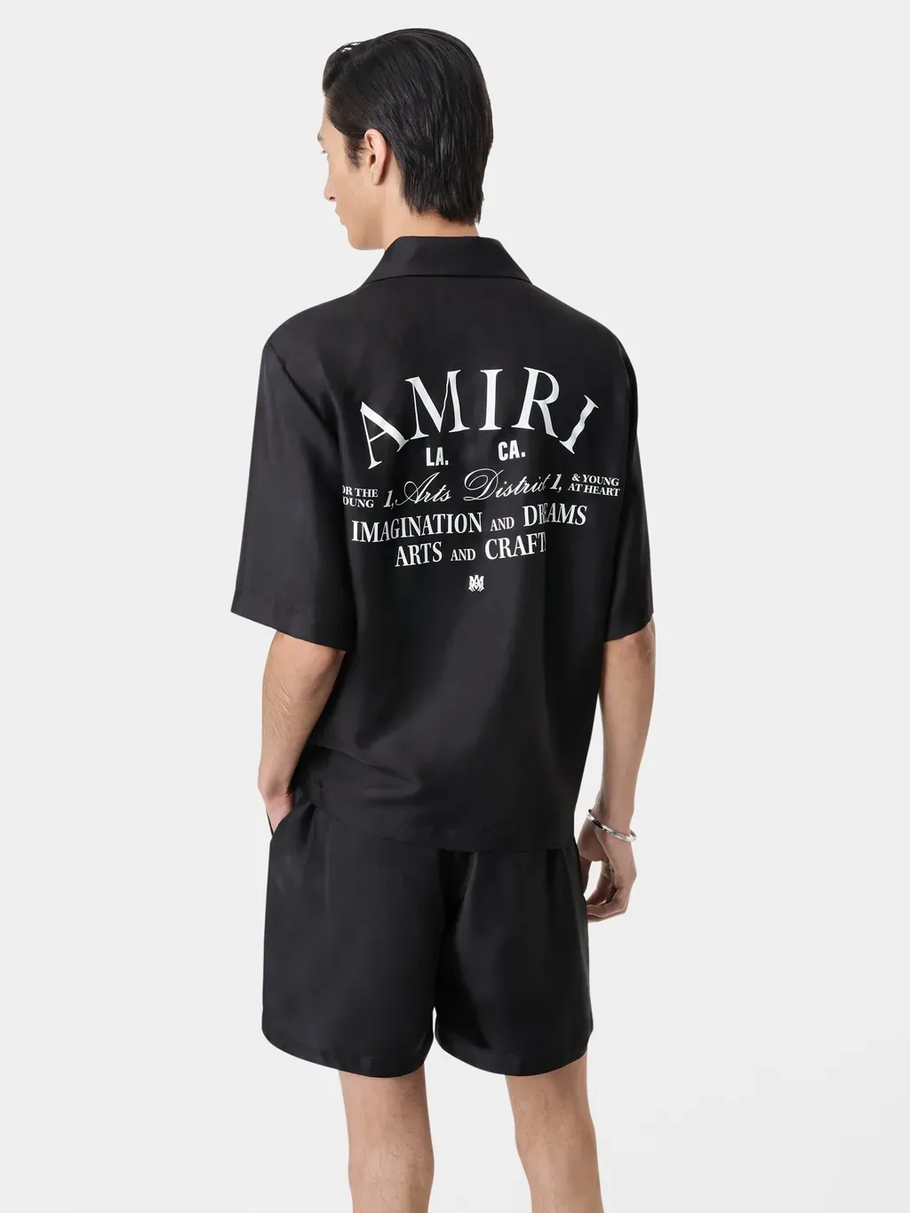 Arts District Bowling Shirt - Black