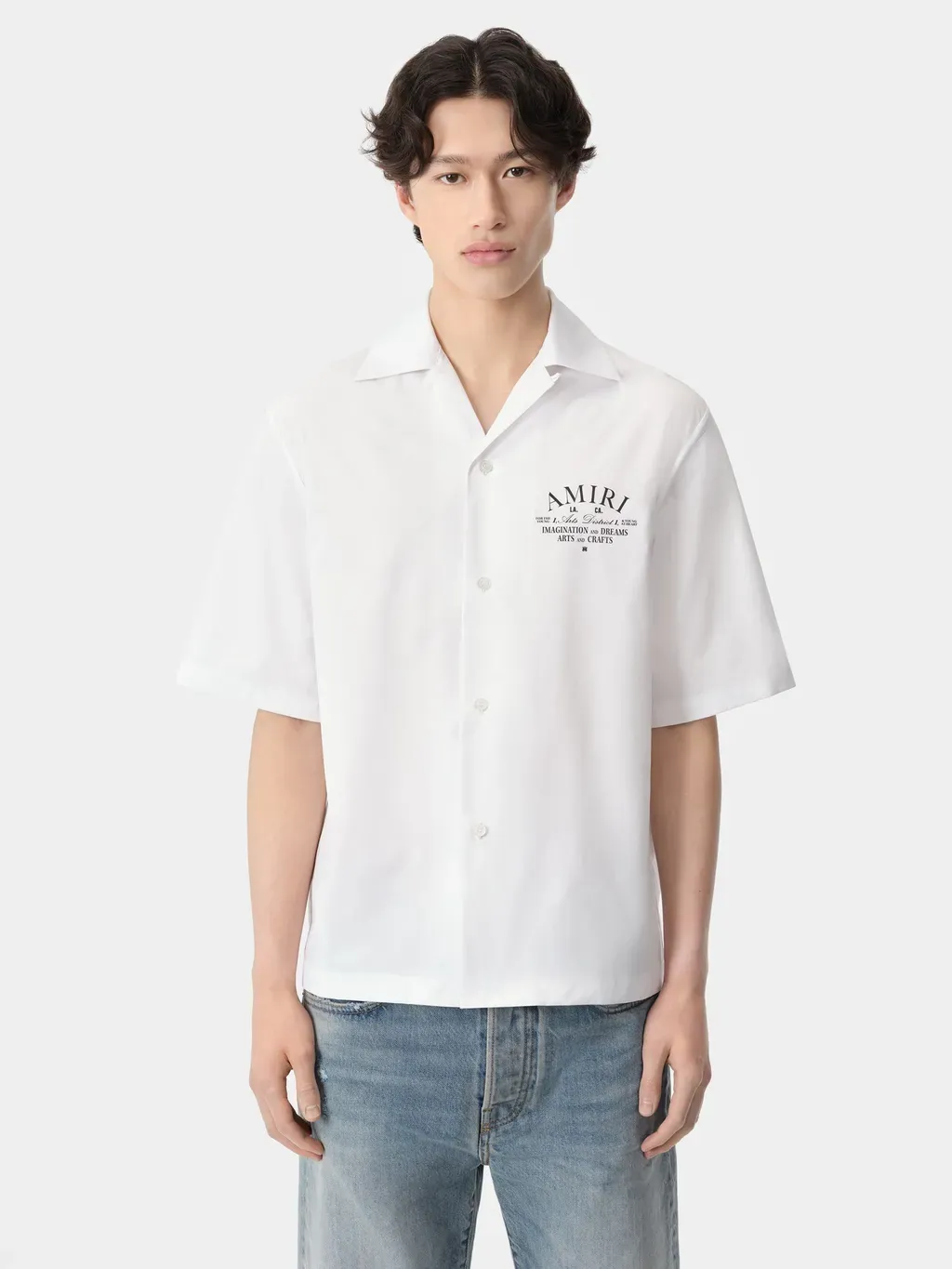 Arts District Camp Shirt - White