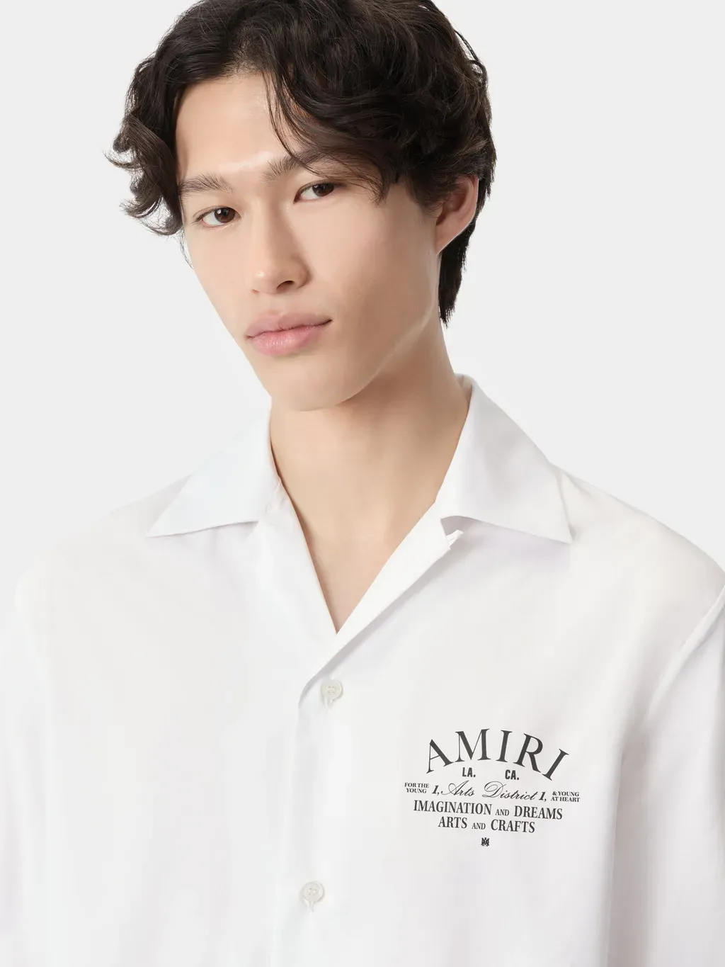 Arts District Camp Shirt - White