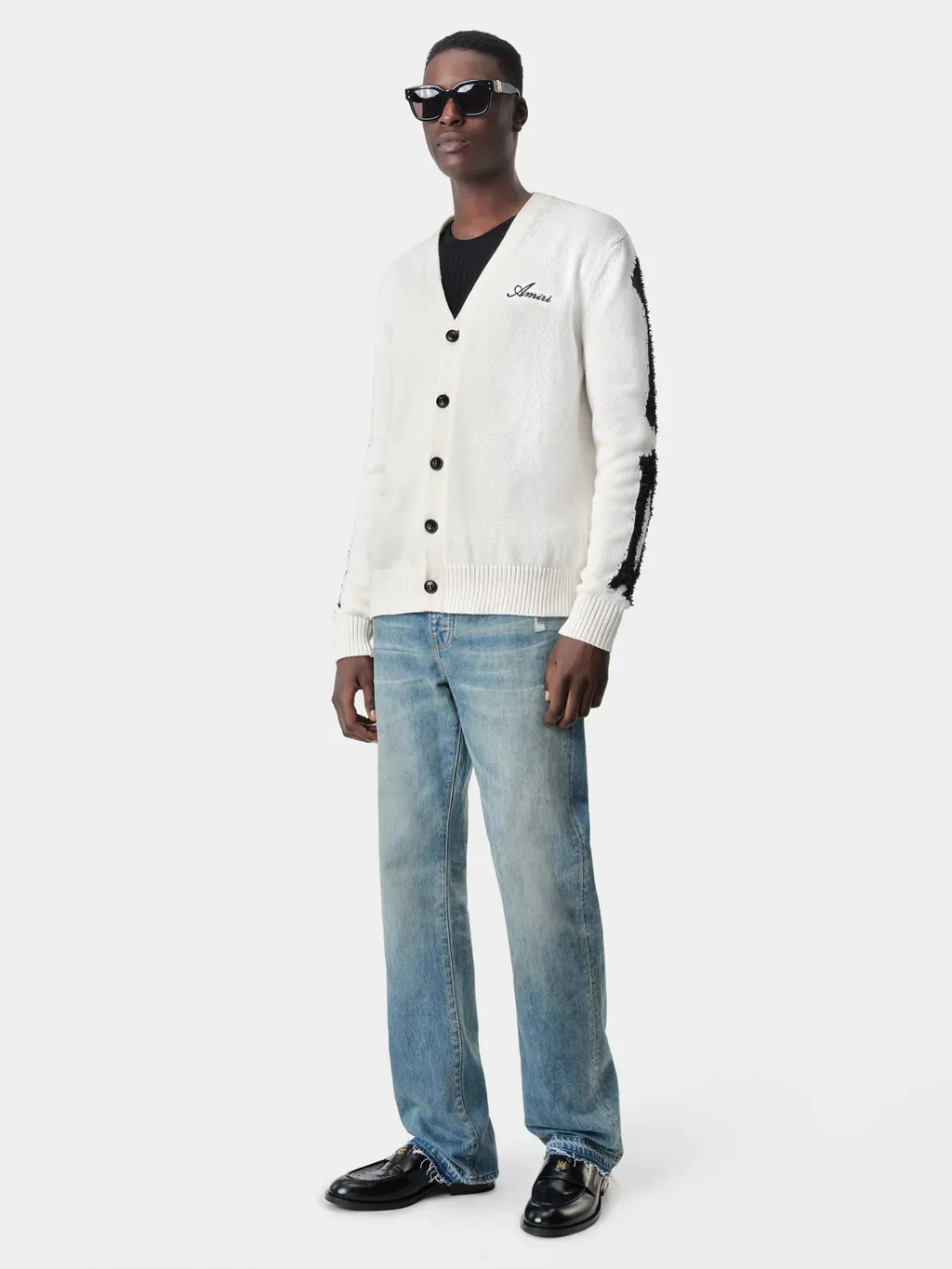 Bones Cardigan - White