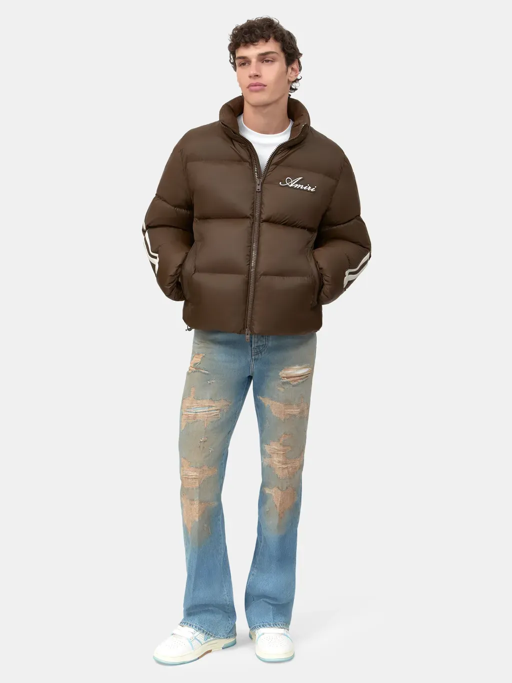 Bones Down Jacket - Dark Brown