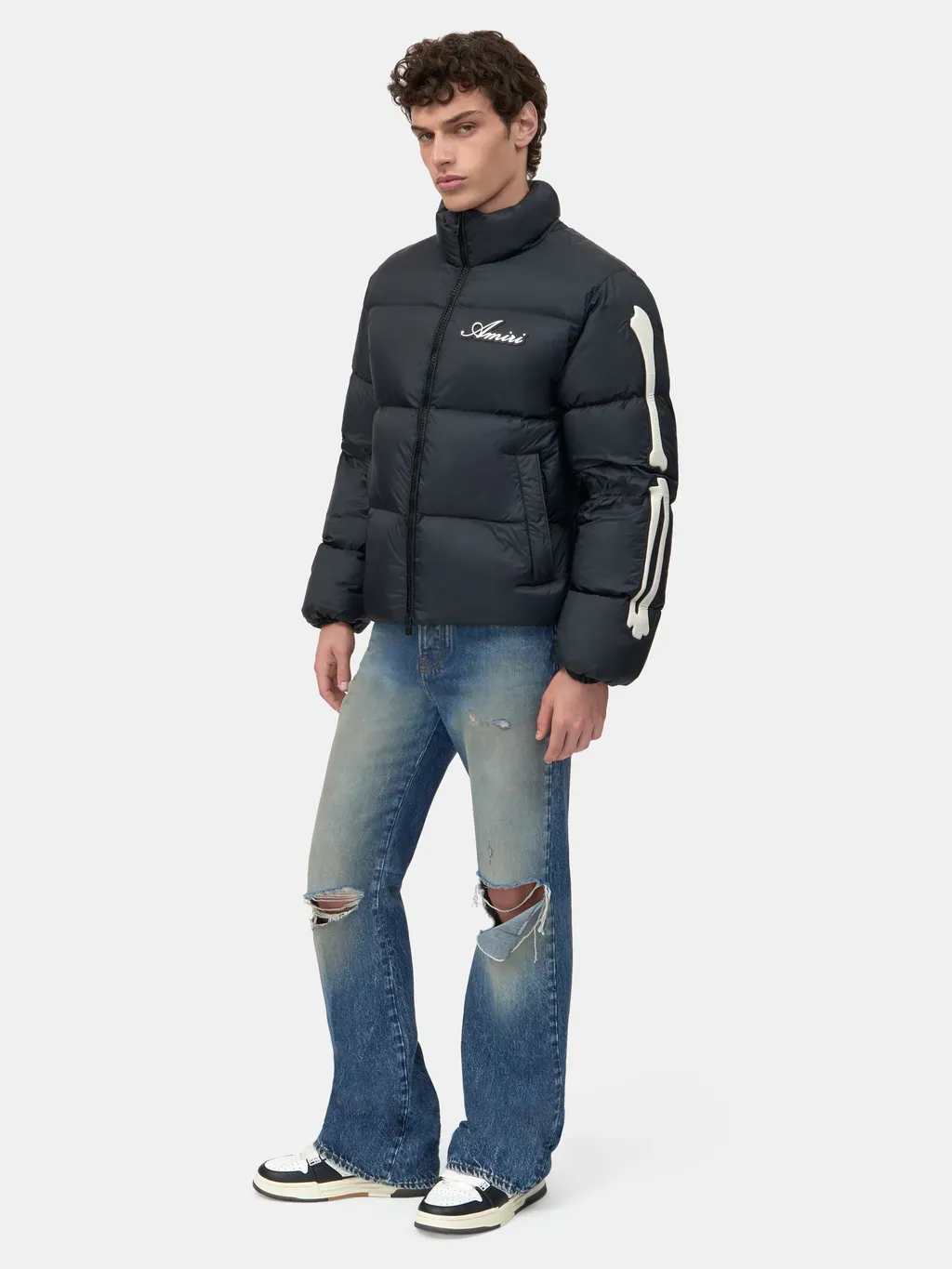 Bones Down Jacket - Black