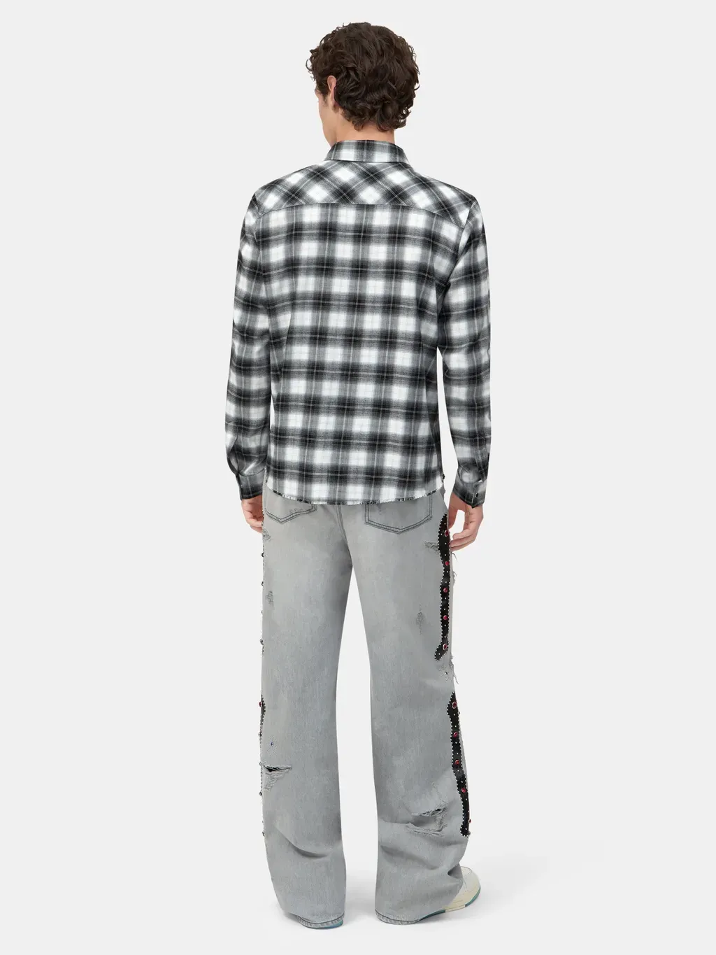 Bones Flannel Overshirt - Black