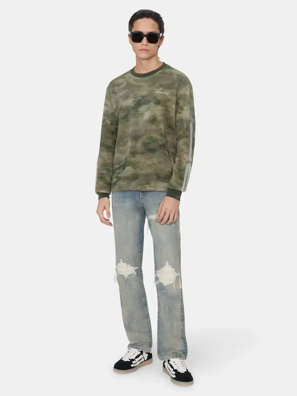 Bones Long Sleeve Tee - Camo