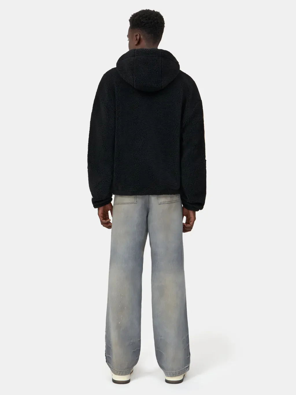 Bones Fleece Zip Hoodie - Black