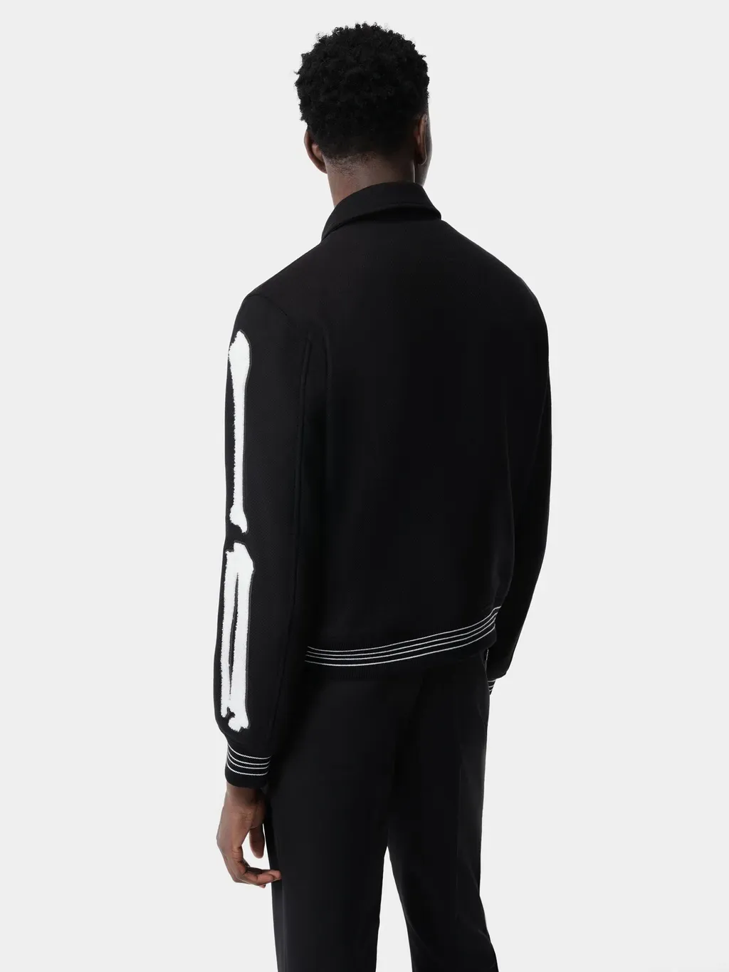 Bones Jacket - Black White