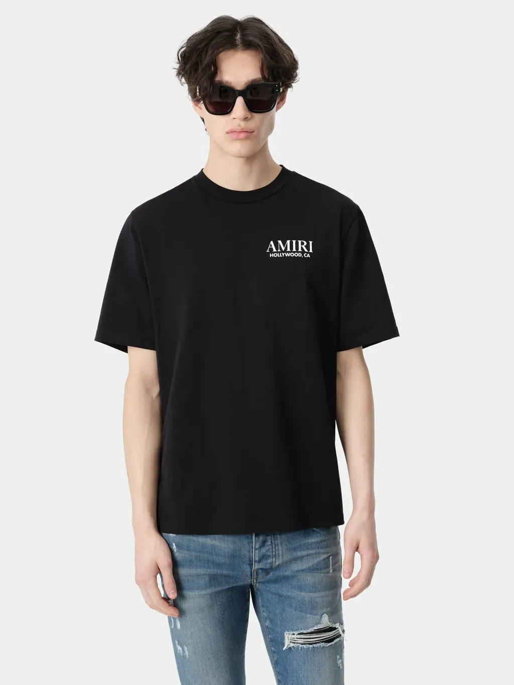Bones Stacked Tee - Black