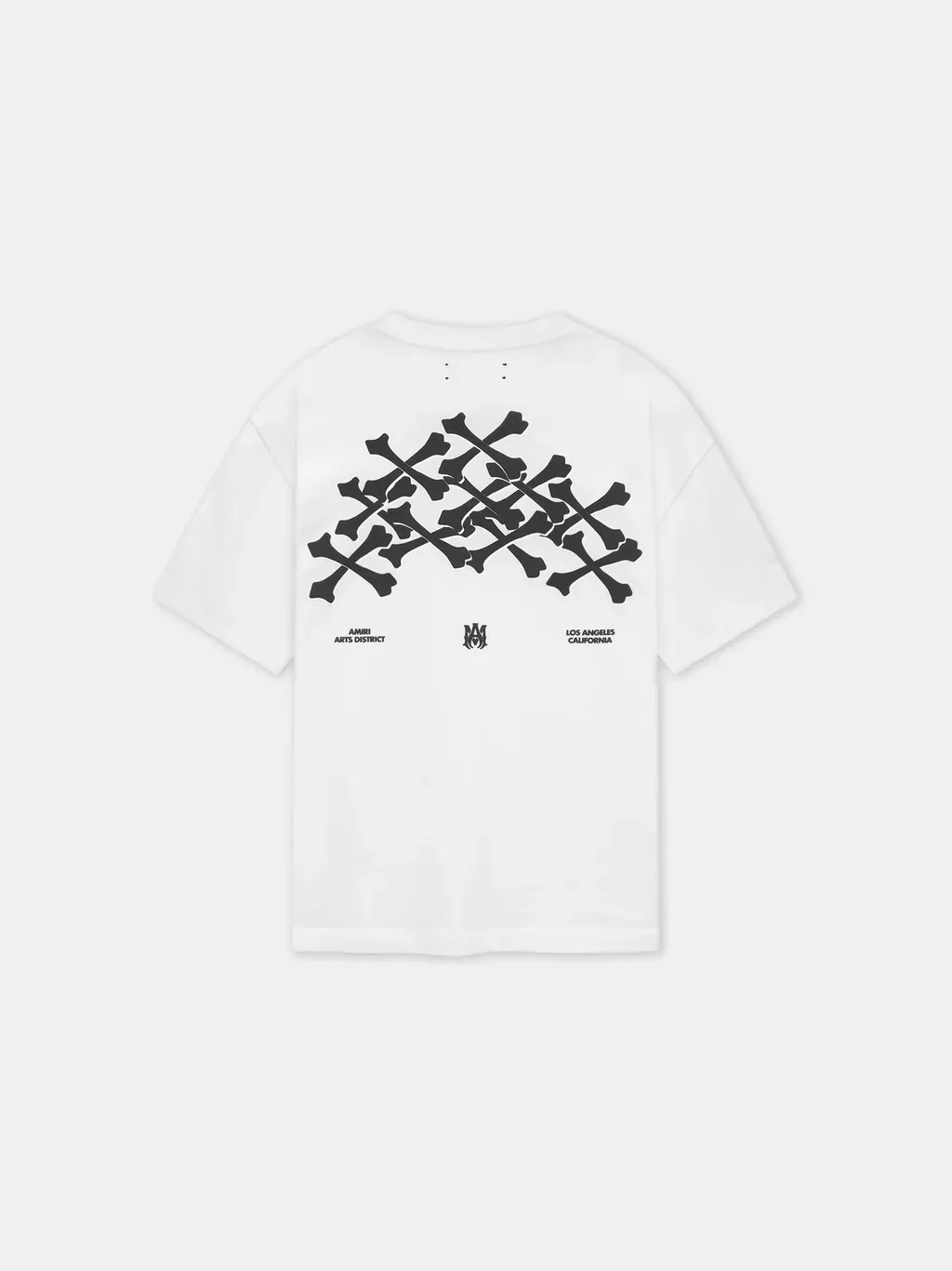 Bones Stacked Tee - White